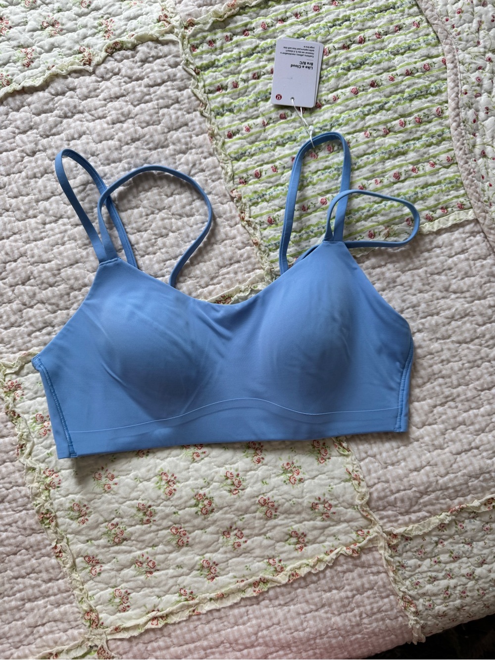 lululemon athletica Sky Blue Wireless Light Support Bralette